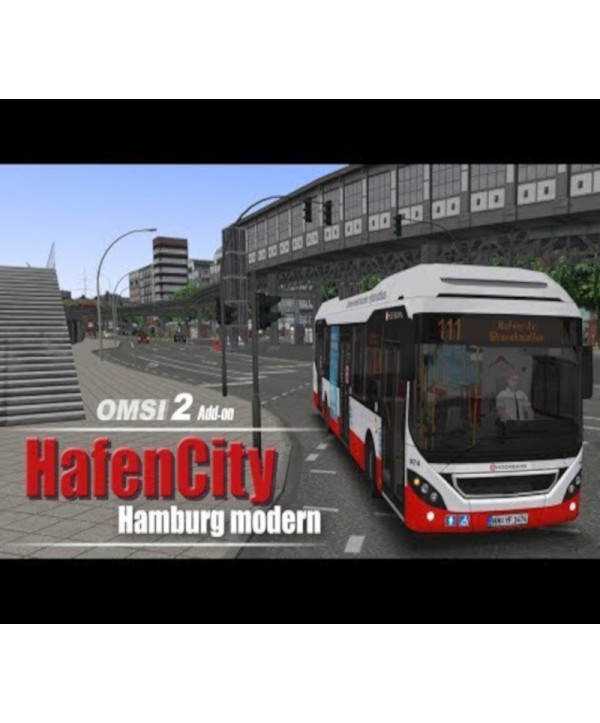 OMSI 2 - HafenCity - Hamburg modern Add-On DLC Steam Key GLOBAL